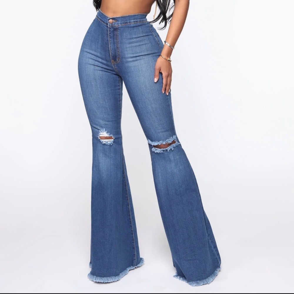 Mystery Solved Extreme Bell Bottom Jeans